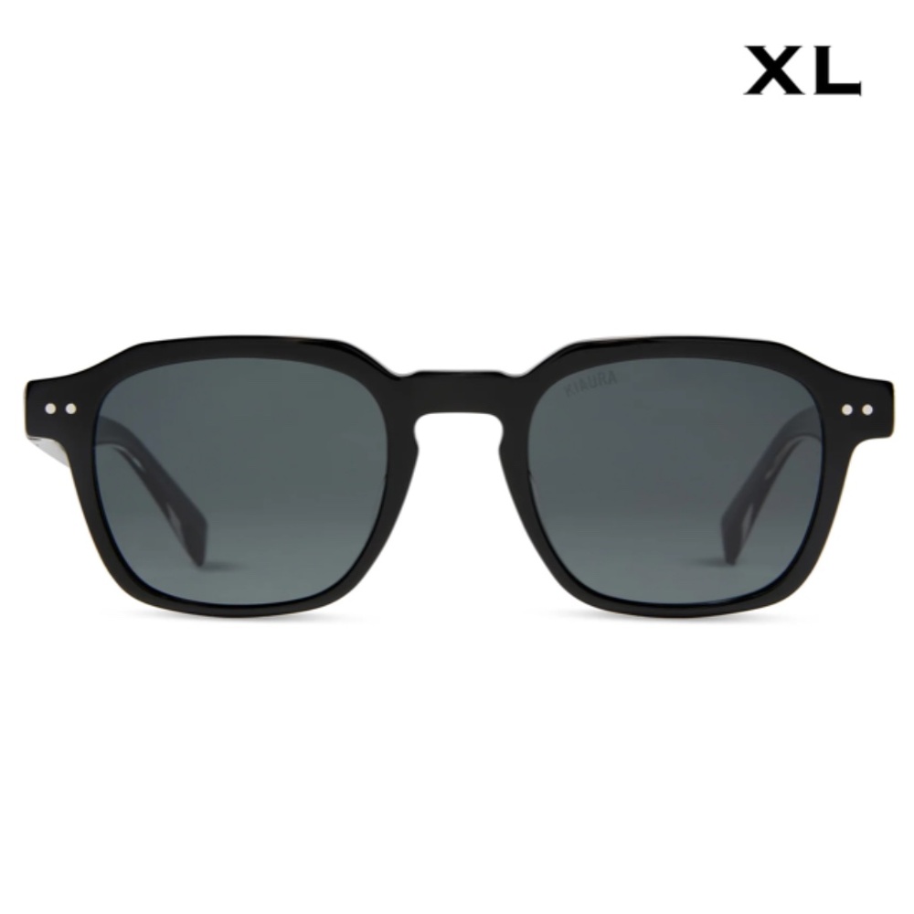 NWT Kiaura Eyewear Sunglasses Black Lautner XL